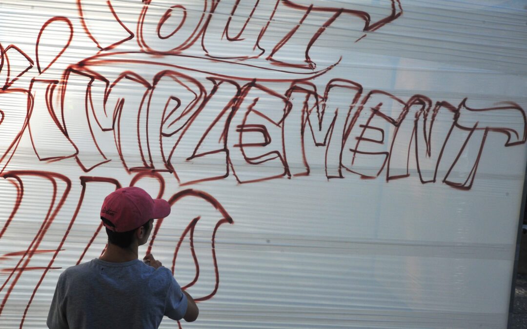 Photo d'un Graffiti lors du festival hip hop à Nîmes