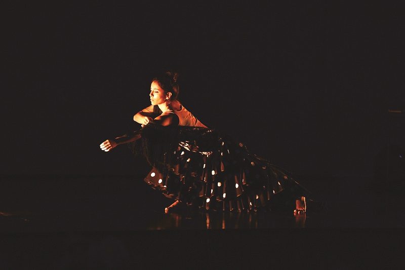 Javiera de Fuente danseuse flamenco sur scene