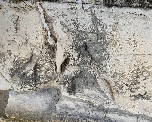 Le bas relief représentant des gladiateurs - Arènes de Nîmes