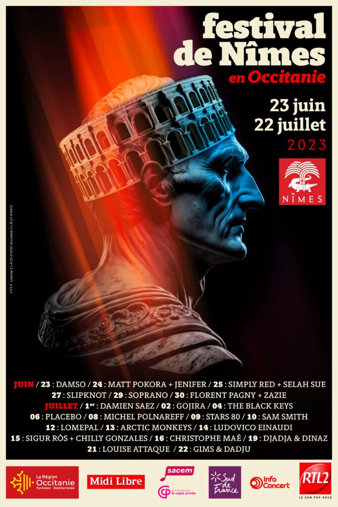 Affiche du Festival de Nîmes 2023