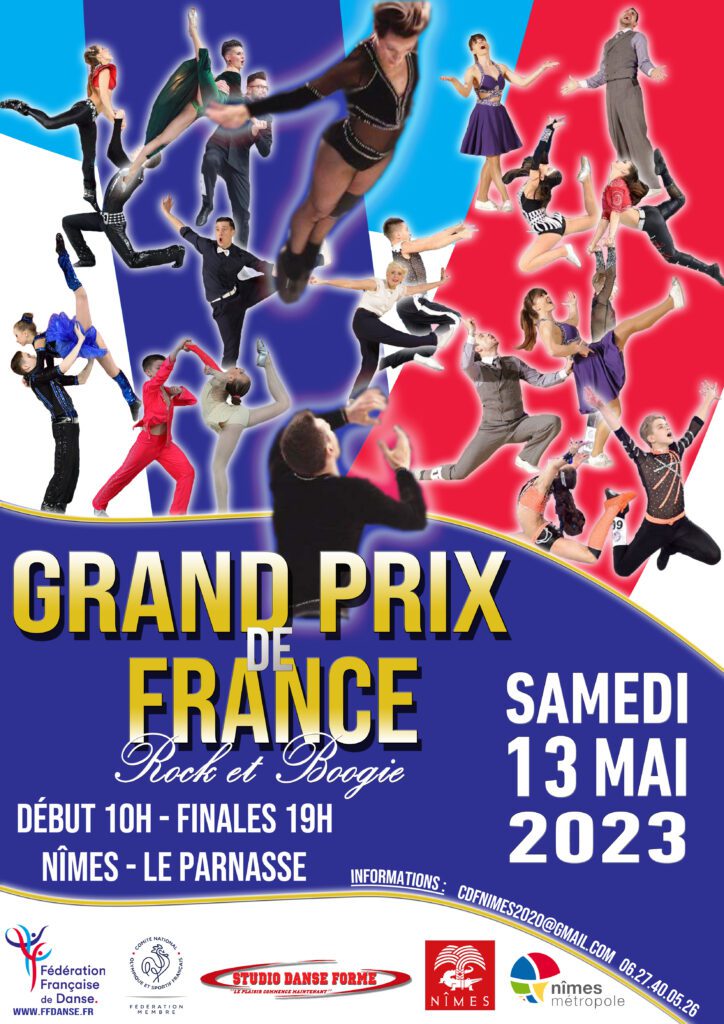 Grand prix de France de rock acrobatique au Parnasse à Nîmes le 13 mai 2023 