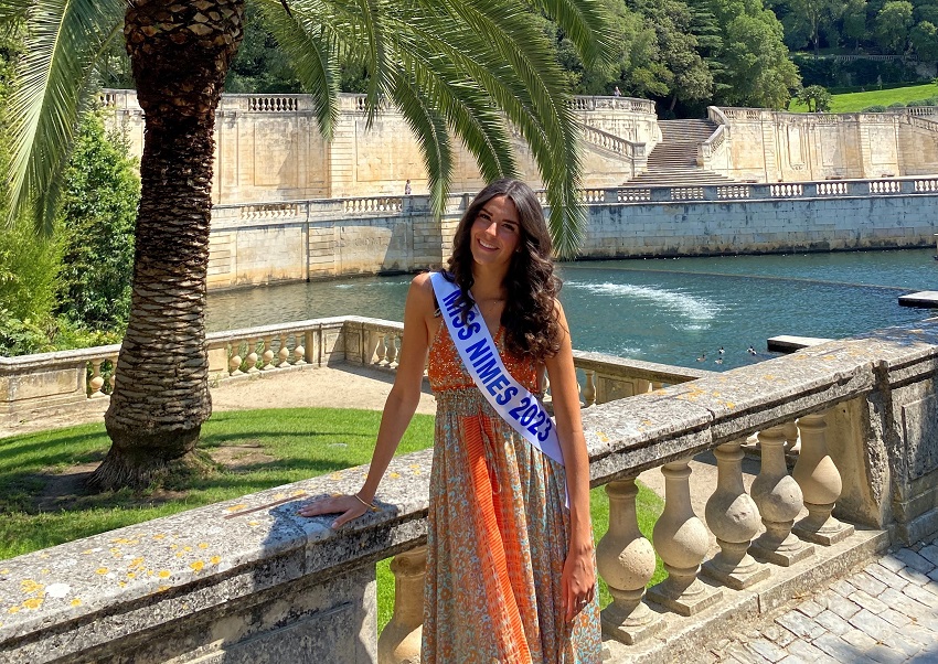 Miss Nîmes 2023 au Jardins de la Fontaine à Nîmes