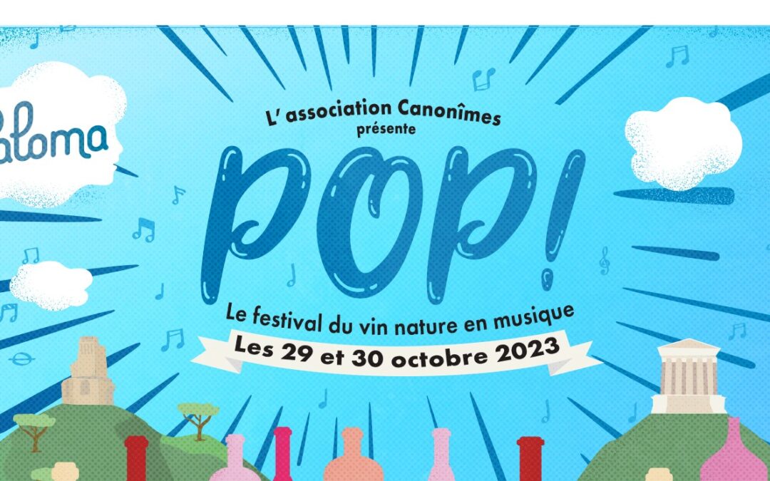 Affiche du Salon Pop à Nîmes les 29 et 30 octobre 2023