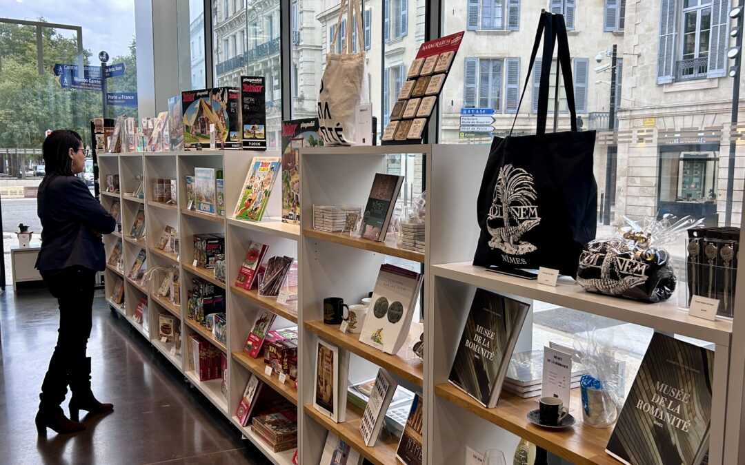 La librairie-boutique du musée de la Romanité de Nîmes va faire peau neuve