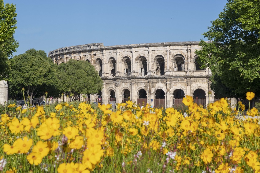 La Ville de Nîmes confirme son label  « 4 fleurs »