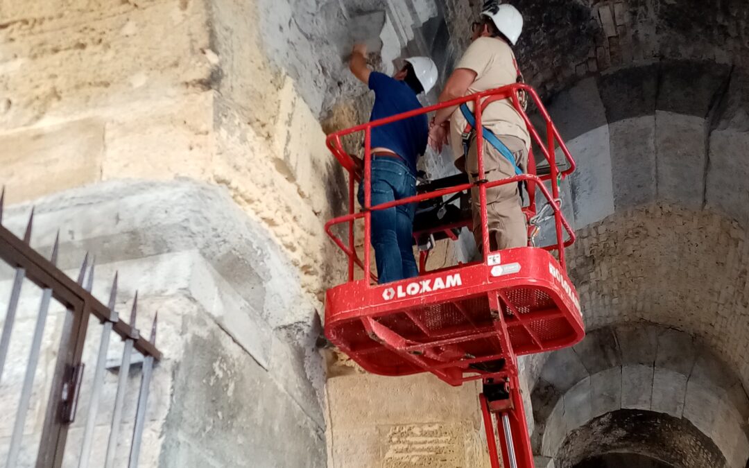 La Ville de Nîmes poursuit les travaux de sécurisation des arènes