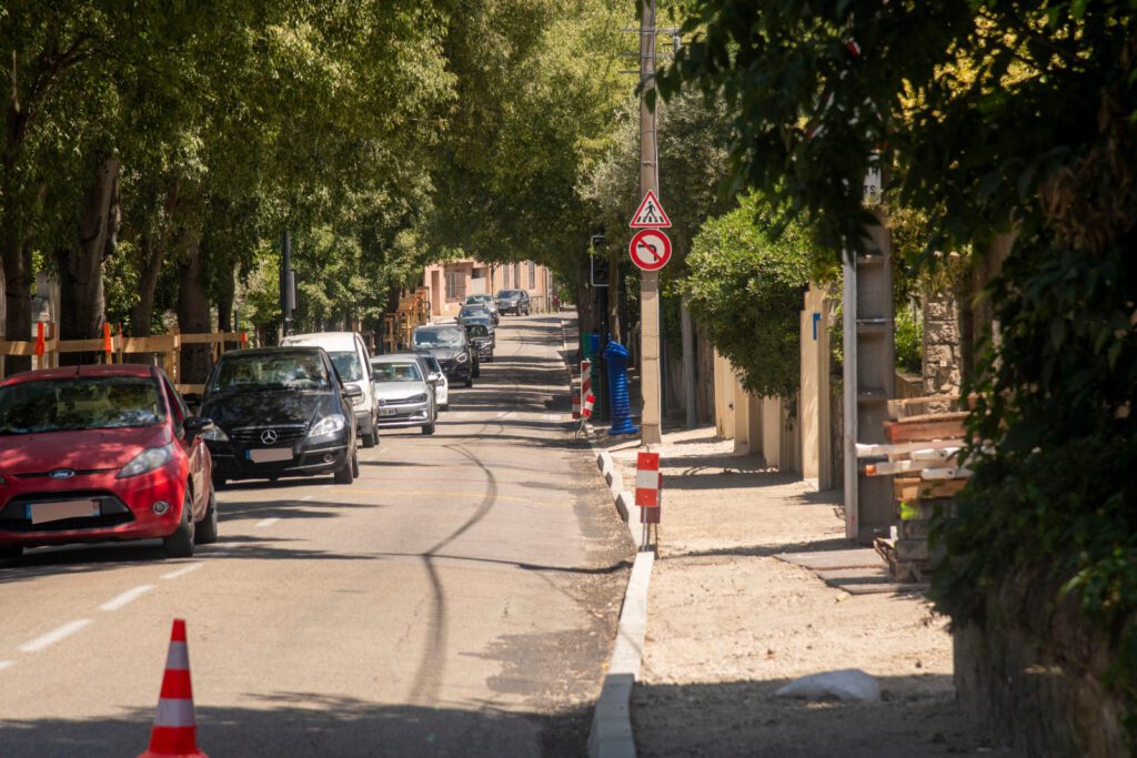 Route sauve à Nîmes : Travaux 